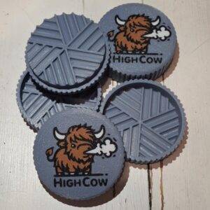 HighCow herb grinder highland cow